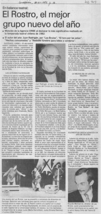 El Rostro, el mejor grupo nuevo del año