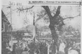 Inagurada plazoleta "Salvador Reyes F.".