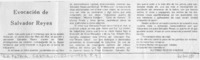 Evocación de Salvador Reyes