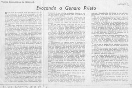 Evocando a Jenaro Prieto.