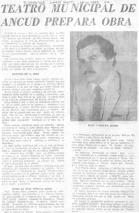 Teatro municipal de Ancud prepara obra.