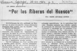 Por las riberas del Huasco