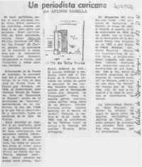 Un periodista curicano