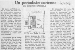 Un periodista curicano