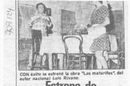 Estreno de "los matarifes"