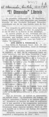 "El observador" literario.