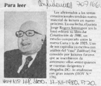 Para leer.