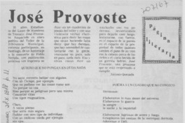José Provoste.