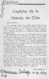 Capítulos de la historia de Chile