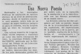 Una nueva poesía
