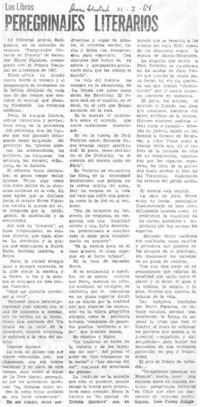 Peregrinajes literarios