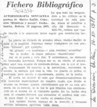 Autobiografía minúscula