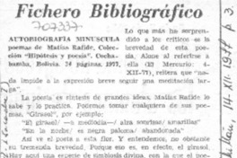 Autobiografía minúscula