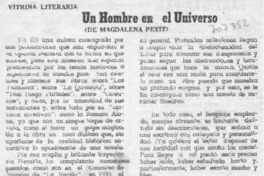 Un hombre en el universo
