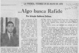 Algo busca Rafide