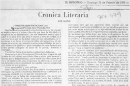 Crónica literaria