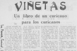 Un libro de un curicano para los curicanos.