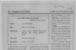 El toro por las astas