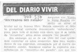 Recuerdos del pasado