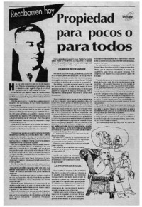 Propiedad para pocos o para todos