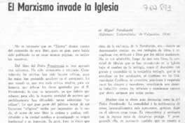 El marxismo invade la iglesia.