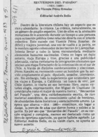 Recuerdos del pasado