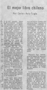 El mejor libro chileno