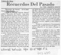 Recuerdos del pasado