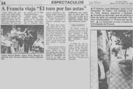 A Francia viaja "El toro por las astas".