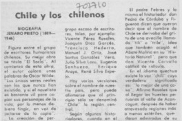 Biografía de Jenaro Prieto.