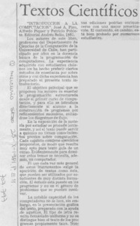 Textos científicos.