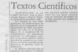 Textos científicos.