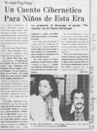 Un cuento cibernético para niños de esta era