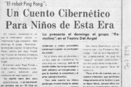 Un cuento cibernético para niños de esta era