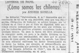 ¿Cómo somos los chilenos?