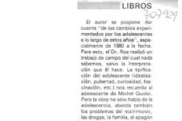 El mundo del adolescente