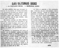 Los útlimos días