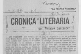Crónica literaria