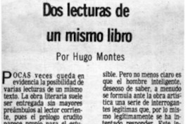 Dos lecturas de un mismo libro