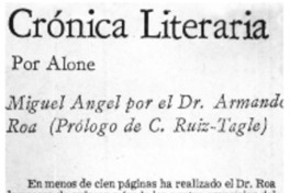 Miguel Angel por el Dr. Armando Roa