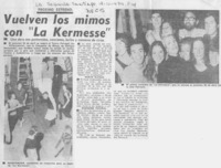 Vuelven los mimos con "La Kermesse".