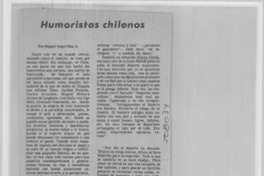 Humoristas chilenos