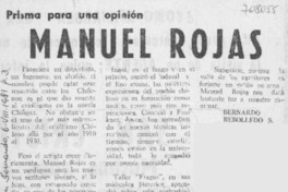 Manuel Rojas