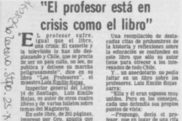 "El profesor está en crisis como el libro".