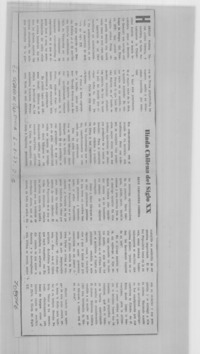 Iliada chilena del siglo XX