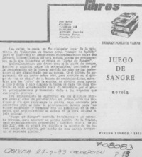 Juego de sangre