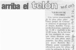 "5 juegos de colores".