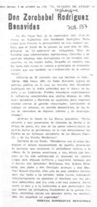 Don Zorobabel Rodríguez Benavides