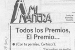 Todos los premios, el premio--