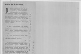 Guía de lectores